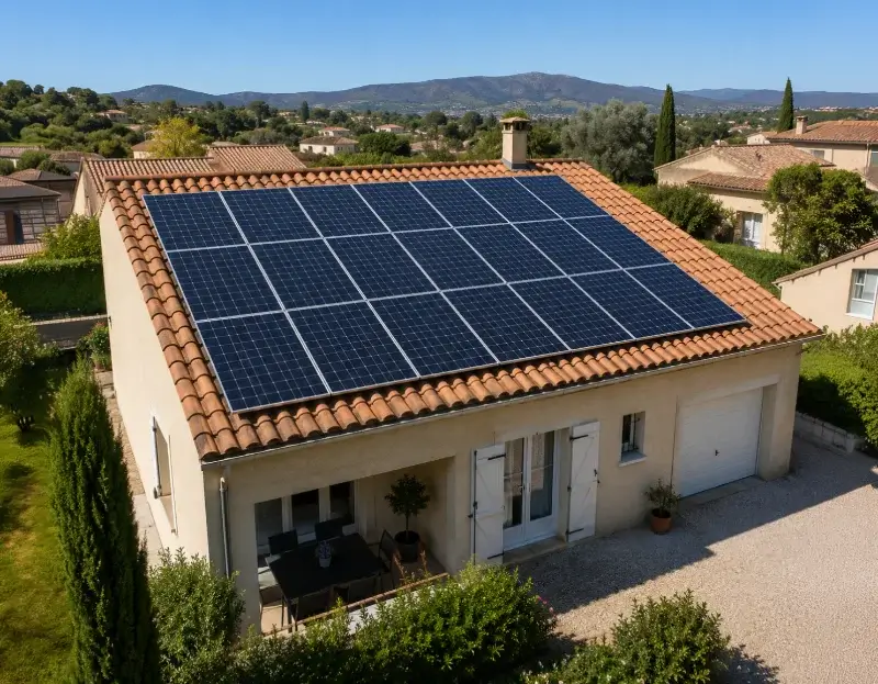 Prime à l'autoconsommation panneaux solaires Les Plans — aide financière de l'État